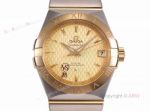 (VS Factory) Swiss Replica Omega Constellation Gold Face 38mm Mens Watch